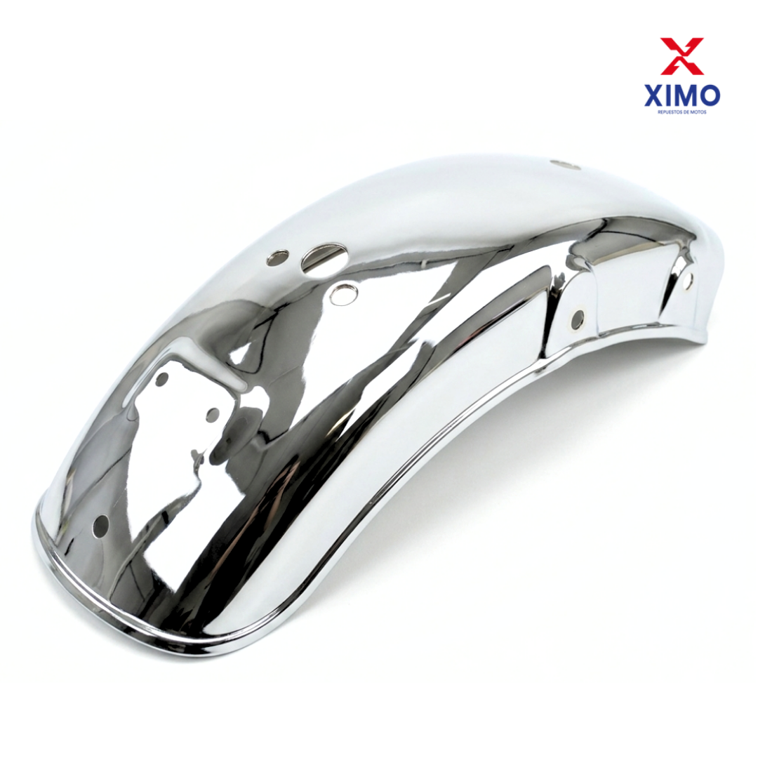 GUARDABARRO TRASERO GN125 NEW CROMADO XIMO
