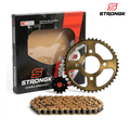 KIT ARRASTRE ACERADO PULSAR 160NS (MOD.VIE) 4H 46T-15T 428H-138L STRONGK