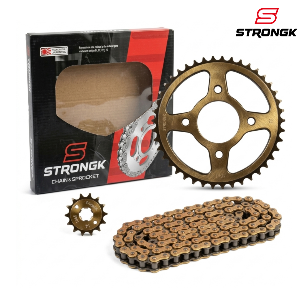 KIT ARRASTRE ACERADO PULSAR 180 42T-15T 428H130L STRONGK