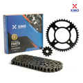 KIT ARRASTRE NEGRO PULSAR135 43T-14T 428H-132L XIMO