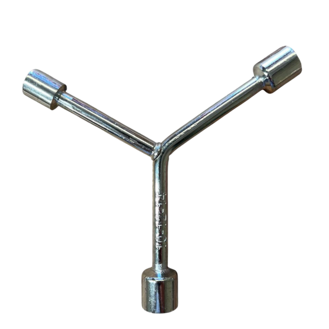 LLAVE 3 PUNTAS 10-12-14 MM CROMADA