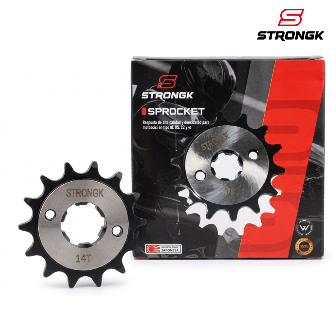 PIÑON DELANTERO SZ 150 14T STRONGK