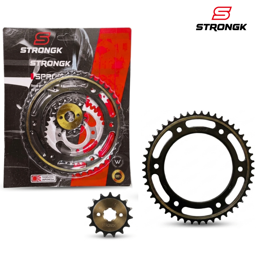 PLATO PIÑON ACERADO XR150 49T-16T STRONGK