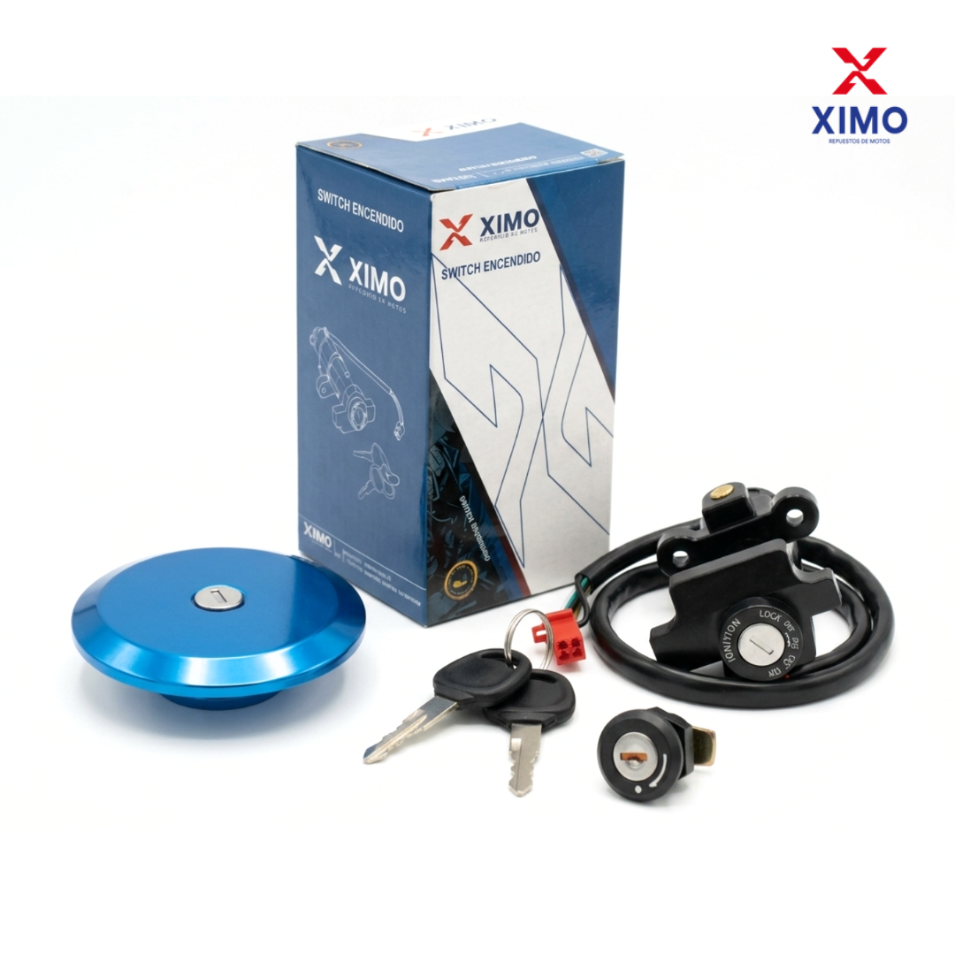 SWITCH ENCENDIDO COMPLETO BOXER CT100 XIMO
